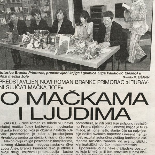 Ljubavni slučaj mačka joje,  predstavljanje